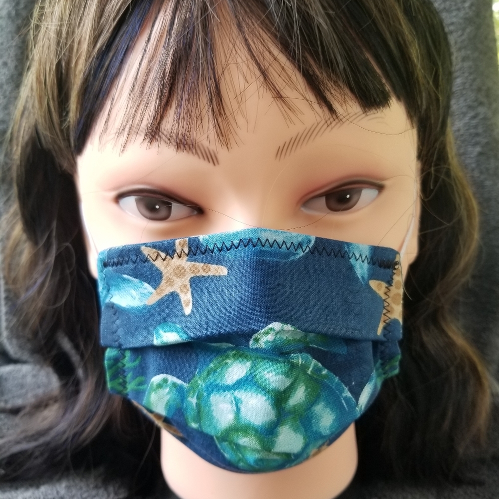 "Under Da Sea" style Face Mask  - Kids Size